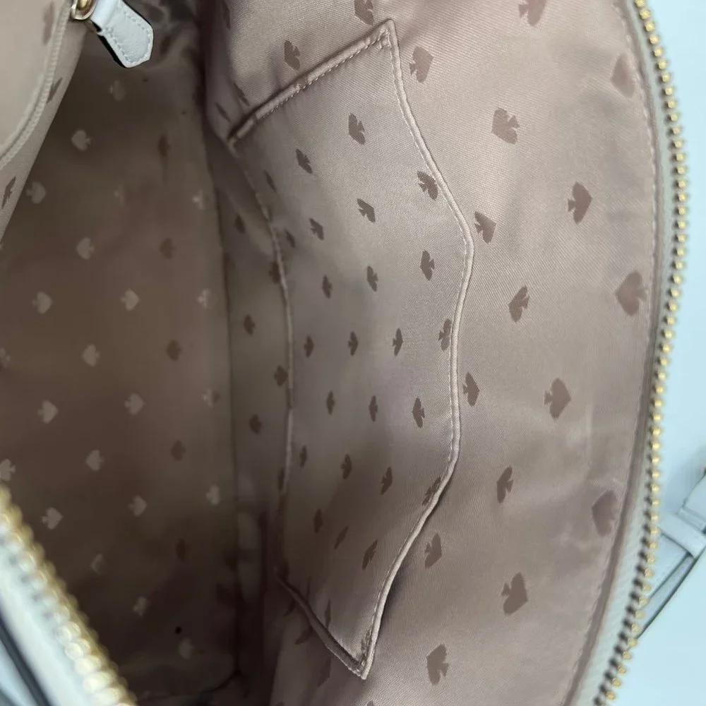 kate spade White Dome Payton Satchel | Leather, Convertible - Picture 7 of 11